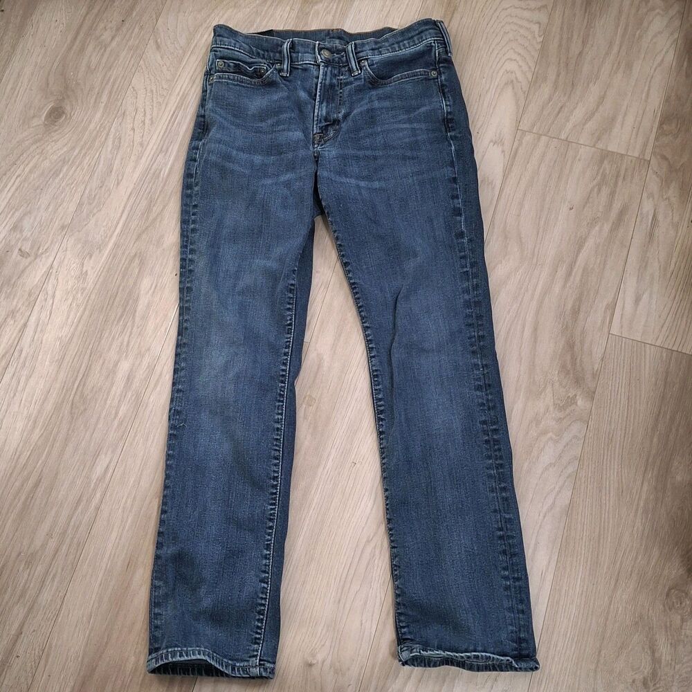 Abercrombie And Fitch Womens Kennan Straight Jeans 28W 30L Stretch Skinny